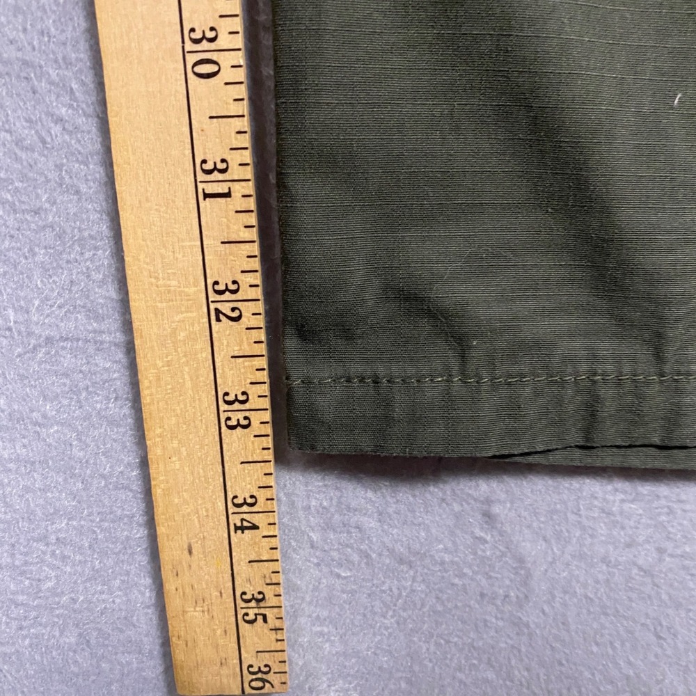 5.11 Tactical Cargo Pants Mens 38x34 Green Cotton Canvas Work Trousers 74273-190 - Picture 5 of 6